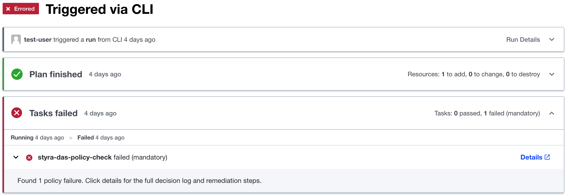 Figure 2 - Terraform Cloud Run