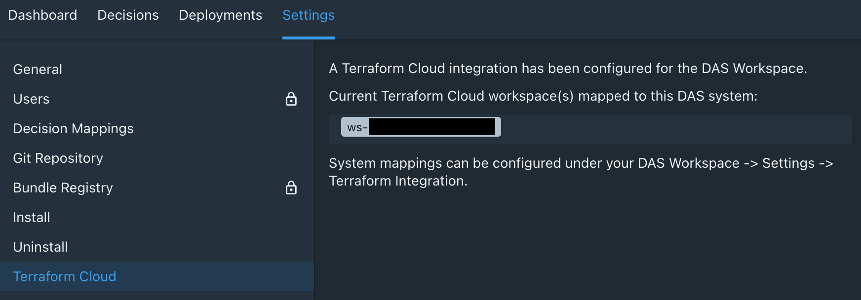 Figure 1 - Terraform Cloud System Mapping